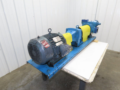 Blackmer XLW3F 3" Sliding Vane Pump Positive Displacement 7.5Hp 230/460V RH