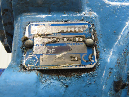 Blackmer XLW3F 3" Sliding Vane Pump Positive Displacement 7.5Hp 230/460V RH