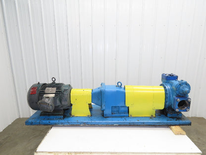 Blackmer XLW3F 3" Sliding Vane Pump Positive Displacement 7.5Hp 230/460V RH