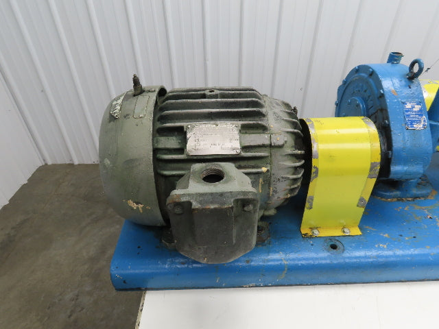 Blackmer XLW3C-N 3" Sliding Vane Pump Positive Displacement 7.5Hp 230/460V RH