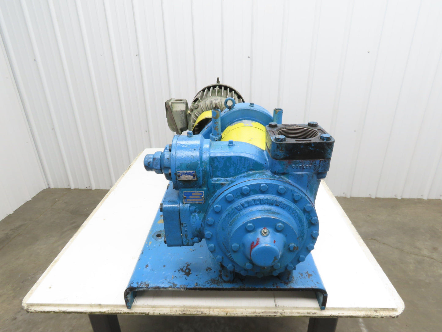 Blackmer XLW3C-N 3" Sliding Vane Pump Positive Displacement 7.5Hp 230/460V RH