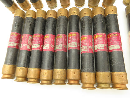 Bussman Fusetron Dual-Element Time Delay Fuses 600V 3.2A 2A 1.25A Mix Lot of 27