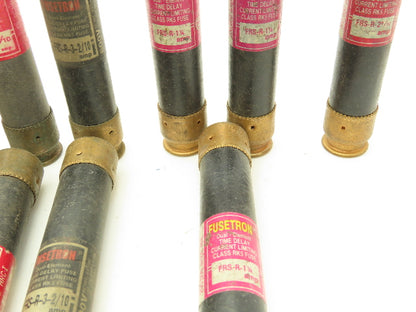 Bussman Fusetron Dual-Element Time Delay Fuses 600V 3.2A 2A 1.25A Mix Lot of 27