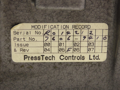PressTech AGC Scanner Control Junction Box