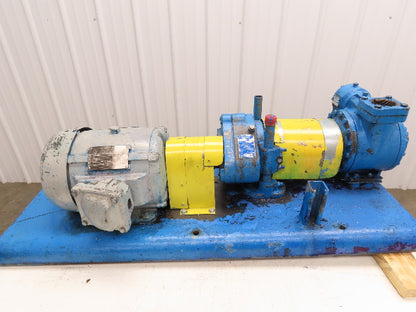 Blackmer XLW2F 2" Sliding Vane Pump 5Hp 230/460V LH Inlet *Read Description*