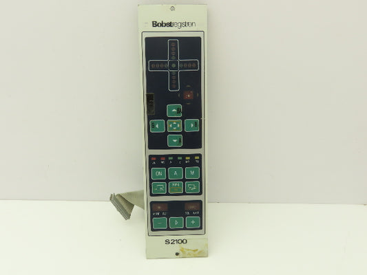 Bobst Registron S2100 Control Panel Keypad Display