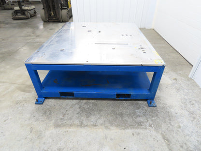 Heavy Duty 3/4" Aluminum Top Machine Welding Layout Table Work Bench 75x63"