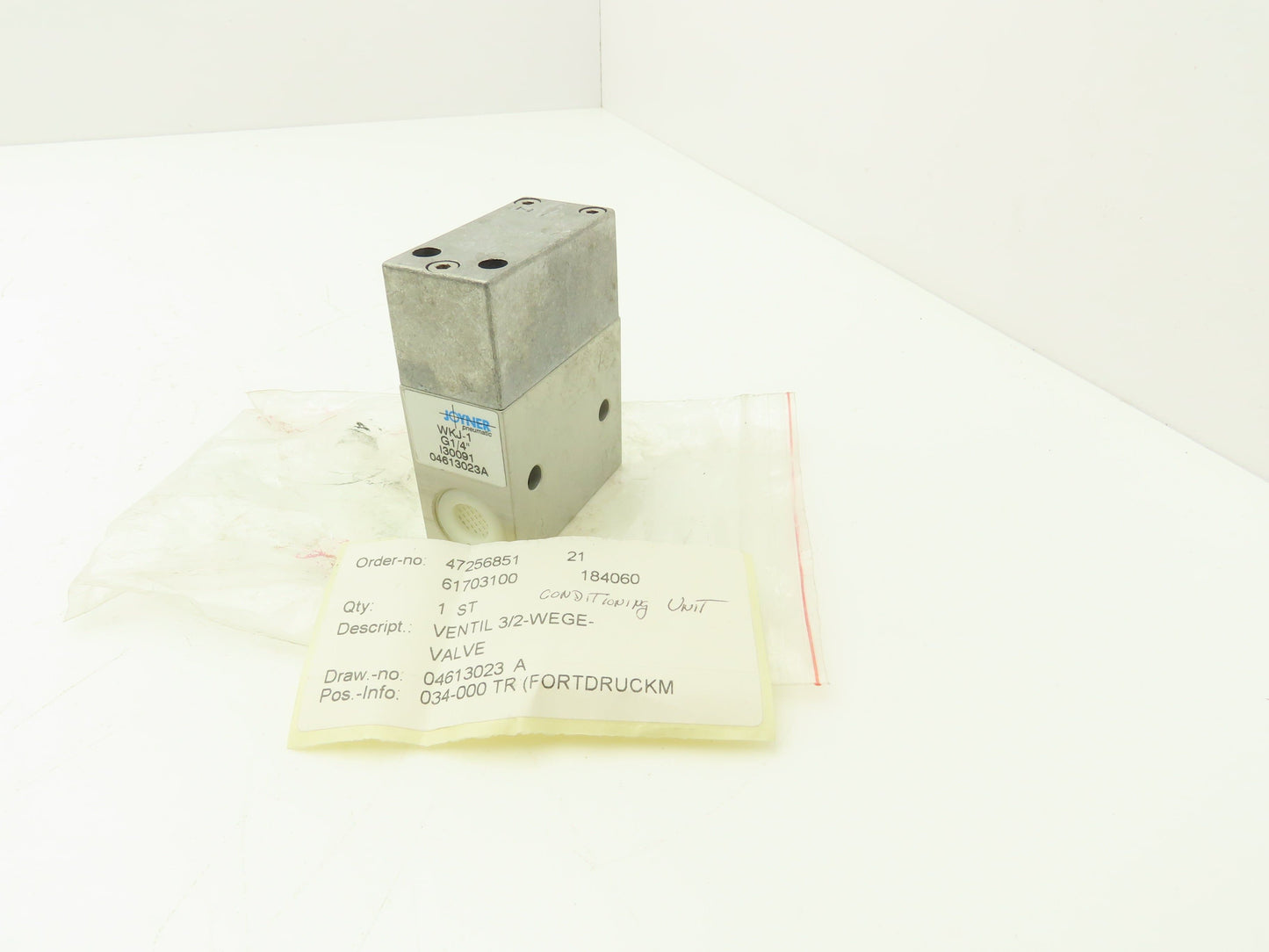 Joyner WKJ-1 Pneumatic Valve 3/2 G1/4" Ports