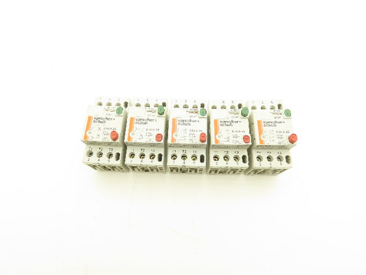 Sprecher & Schuh Manual Motor Starter 2.5A 600V 3 Pole Lot Of 5