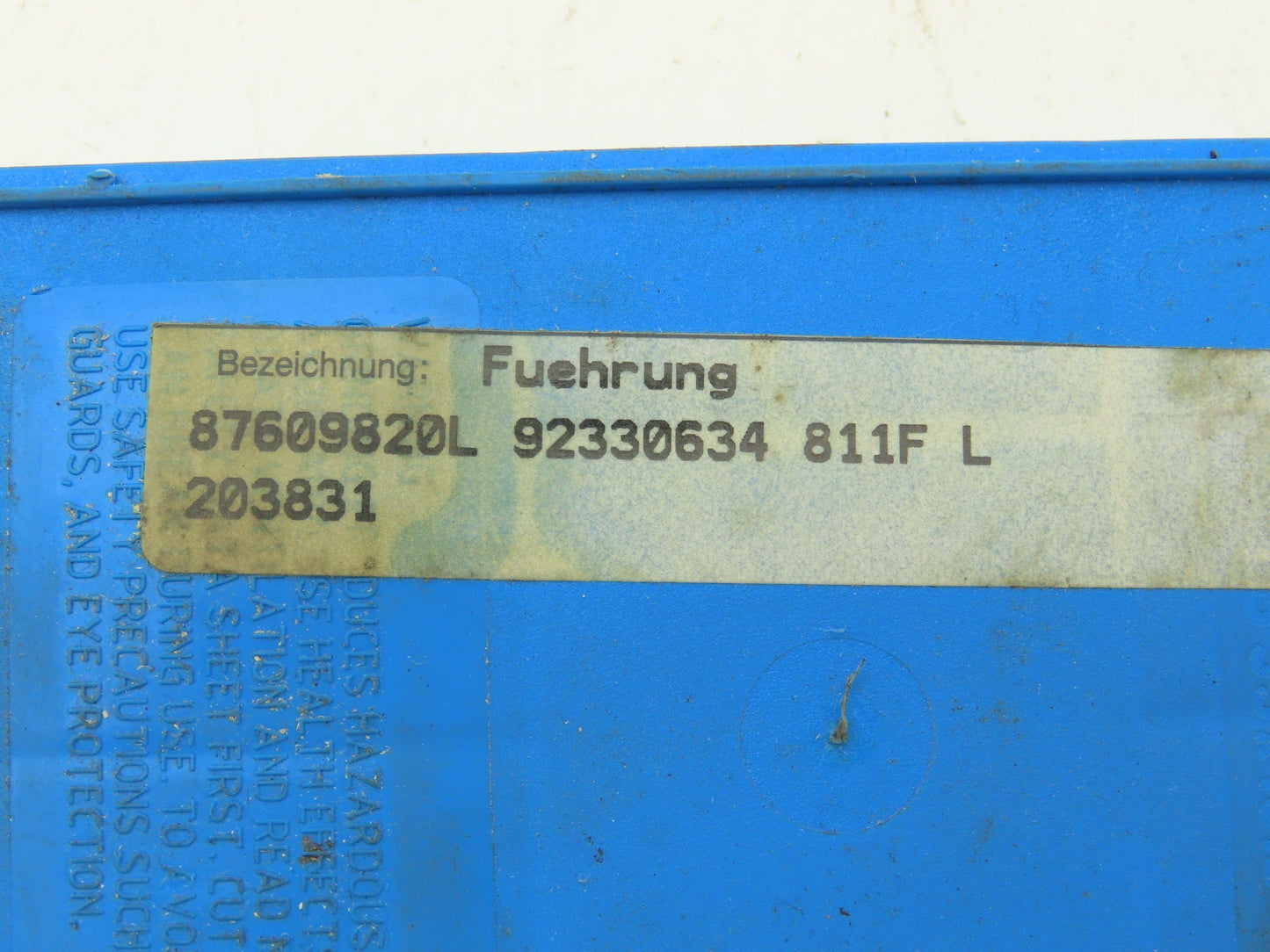 KBA 87609820L Sheeter Slitter Knives Wire Guide Lot of 6