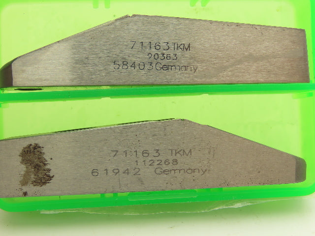 TKM 71163 Sheeter Slitter Knife Wire Guide Holder 0.6"  Lot of 4