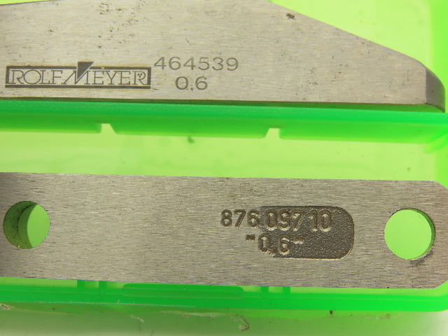 TKM 71163 Sheeter Slitter Knife Wire Guide Holder 0.6"  Lot of 4