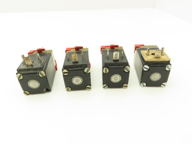 Burkert 0212 A 1/8 FKM BR Plunger Valve 2/2-Way 24VDC Solenoid  Lot of 4