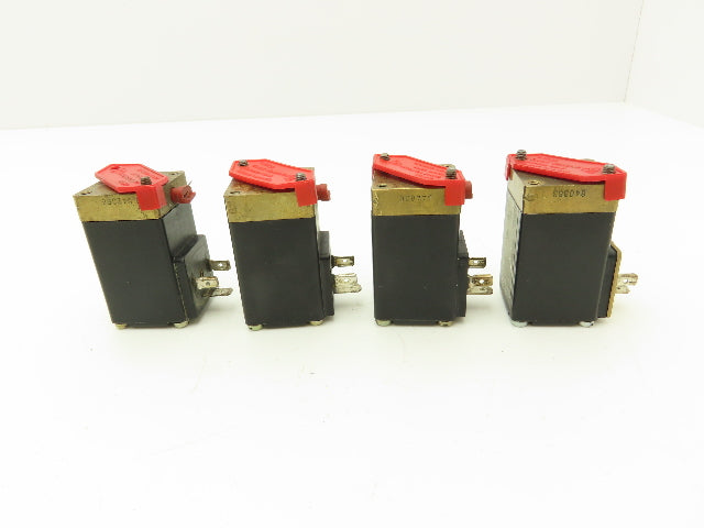 Burkert 0212 A 1/8 FKM BR Plunger Valve 2/2-Way 24VDC Solenoid  Lot of 4