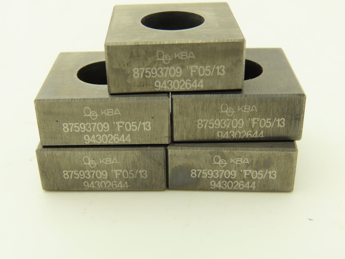 KBA 87593709 20mm x 20mm x 8mm 10mm ID Chamfered Edges Lot of 5