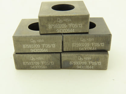 KBA 87593709 20mm x 20mm x 8mm 10mm ID Chamfered Edges Lot of 5
