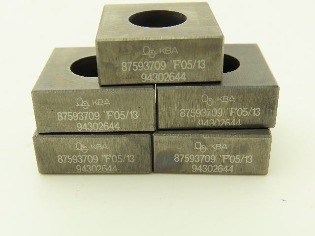 KBA 87593709 20mm x 20mm x 8mm 10mm ID Chamfered Edges Lot of 5