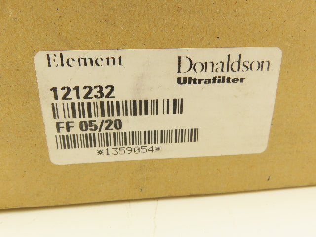 Donaldson 121232 Ultrafilter Filter Element FF 05/20