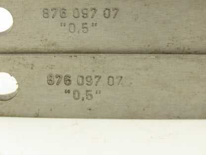 71163 Sheeter Slitter Knife Wire Guide Holder 0.5"  Lot of 4