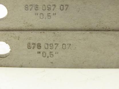 71163 Sheeter Slitter Knife Wire Guide Holder 0.5"  Lot of 4