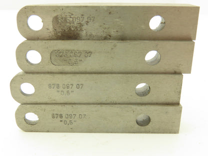 71163 Sheeter Slitter Knife Wire Guide Holder 0.5"  Lot of 4
