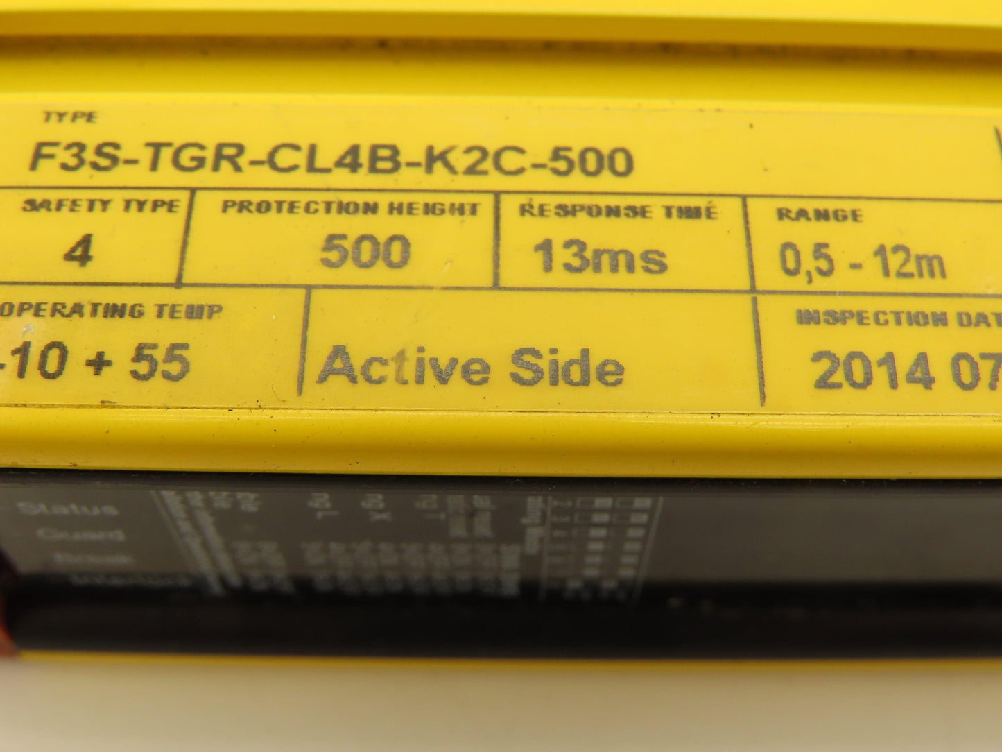 Omron F3S-TGR-CL4B-K2C-500 Hand Protection Safety Light Curtain Set 500mm