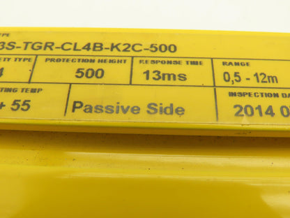 Omron F3S-TGR-CL4B-K2C-500 Hand Protection Safety Light Curtain Set 500mm