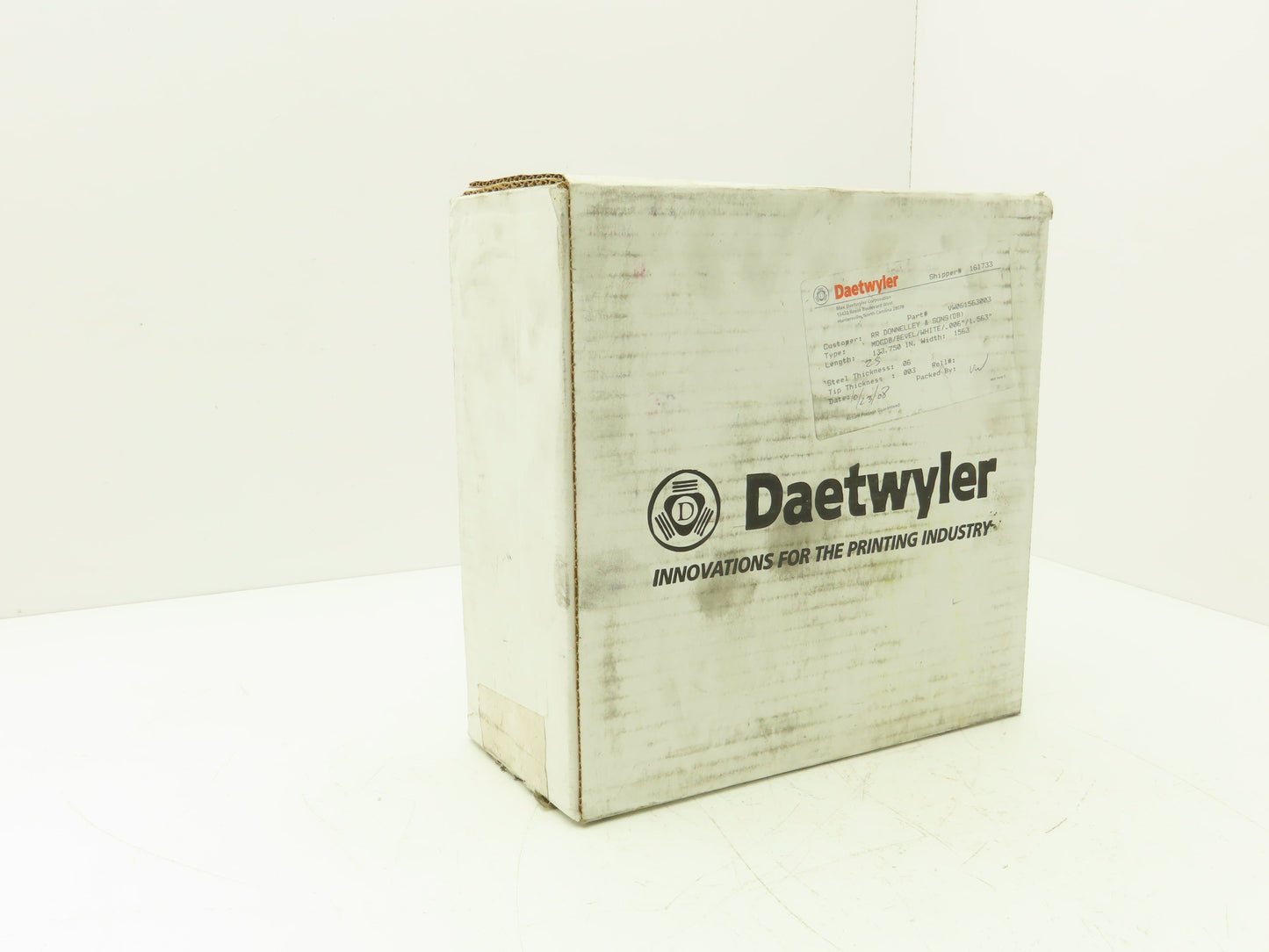 Daetwyler MDCDB Doctor Blade .006" x 1.563"W x 133.75"L Box of 25