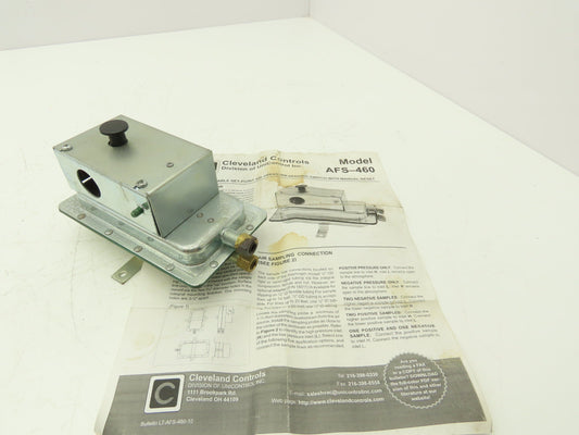 Cleveland Controls AFS-460 Adjstble Set Point Pressure Sensing Switch Man Reset