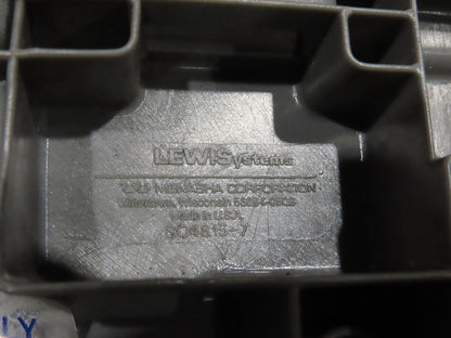 Lewis SO4815-7 Stackable GRAY Plastic Tote Container Bin 48x15x7" Lot of 30