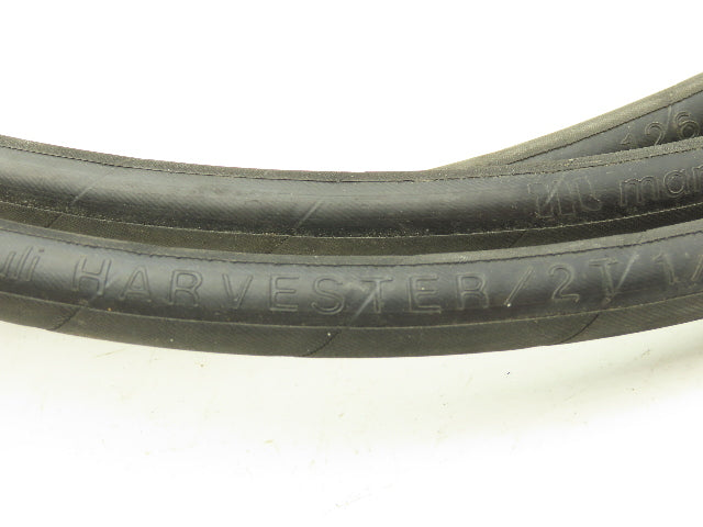 Manuli Harvester 2T 0.25" x 10' Hydraulic Hose 5000 PSI 1/8NPT Female Lot of 2