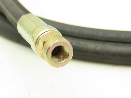 Manuli Harvester 2T 0.25" x 10' Hydraulic Hose 5000 PSI 1/8NPT Female Lot of 2