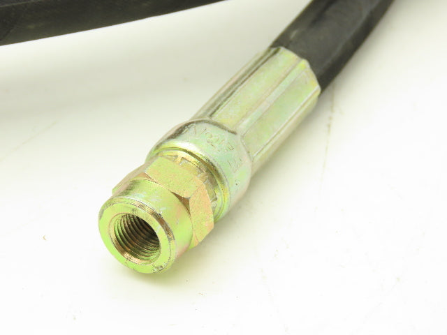 Manuli Harvester 2T 0.25" x 10' Hydraulic Hose 5000 PSI 1/8NPT Female Lot of 2