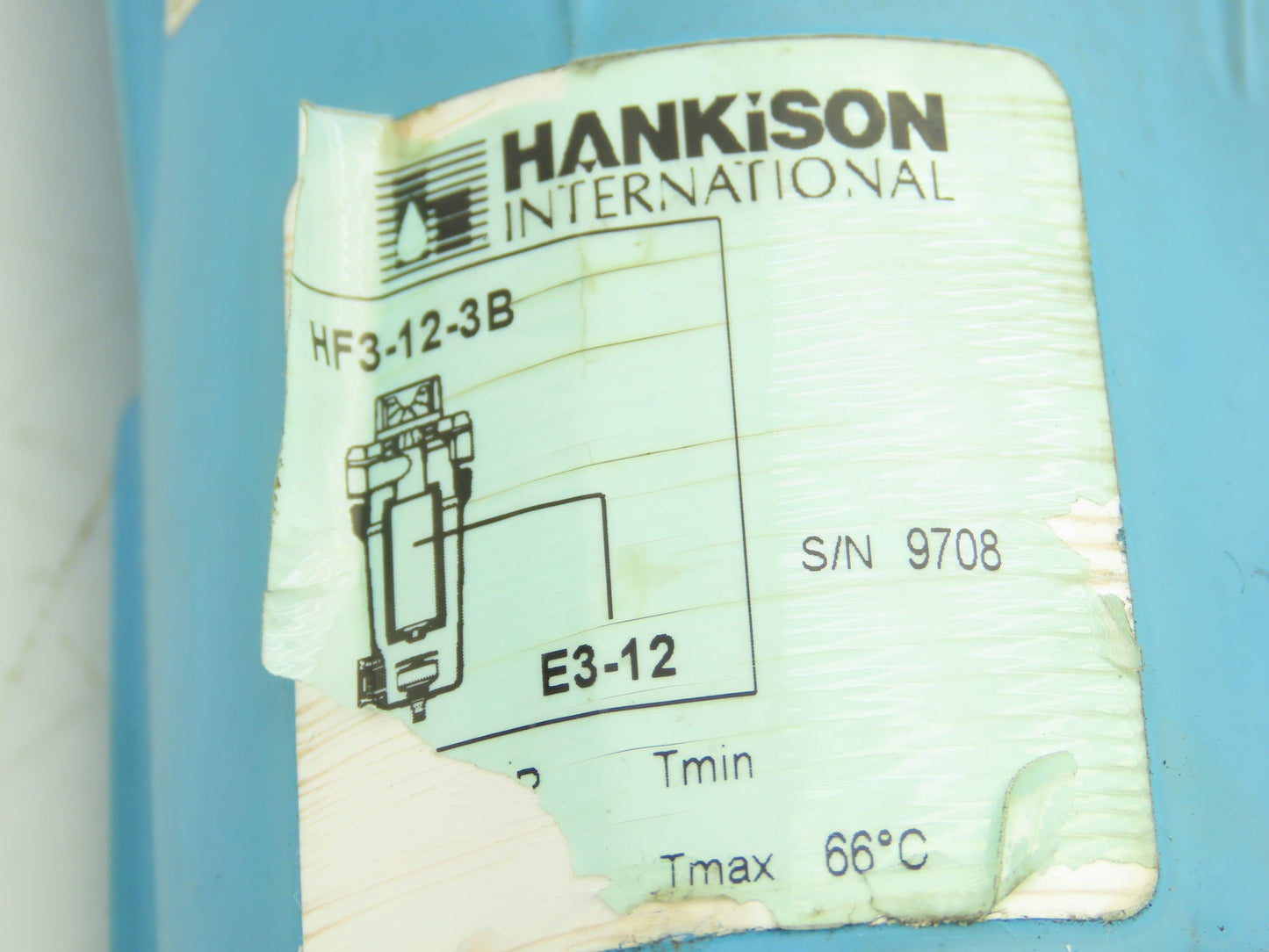 Hankison Oil Removal Filter 250PSI 1/2" NPT