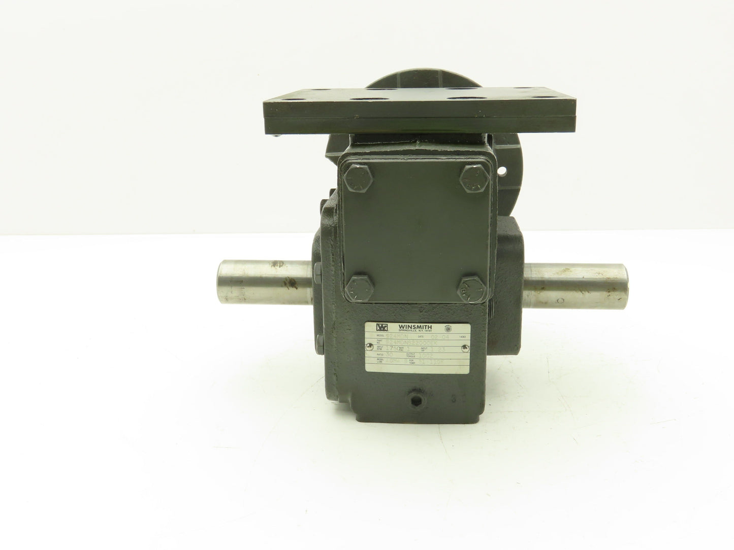 Winsmith 924MDN Gearbox 30:1 Reducer 58 RPM Dual Shaft 143/145TC *Broken Flange*