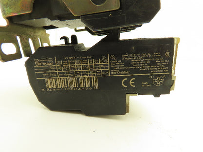 Cutler Hammer C25DND330 LR2D1307 Set of 3x 30A Contactors 1x Overload Relay