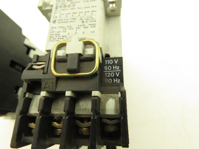 Sprecher+Schuh CA3-9-10 Motor Starter Overload Relay 600VAC 24A 7.5HP Lot of 2