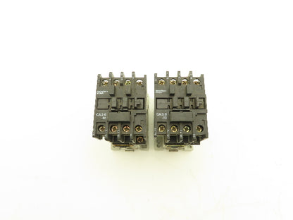 Sprecher+Schuh CA3-9-10 Motor Starter Overload Relay 600VAC 24A 7.5HP Lot of 2