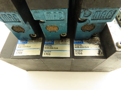 MAC MAConnect 3-Station Solenoid Valve Serial Manifold DeviceNet 24VDC 92 Series