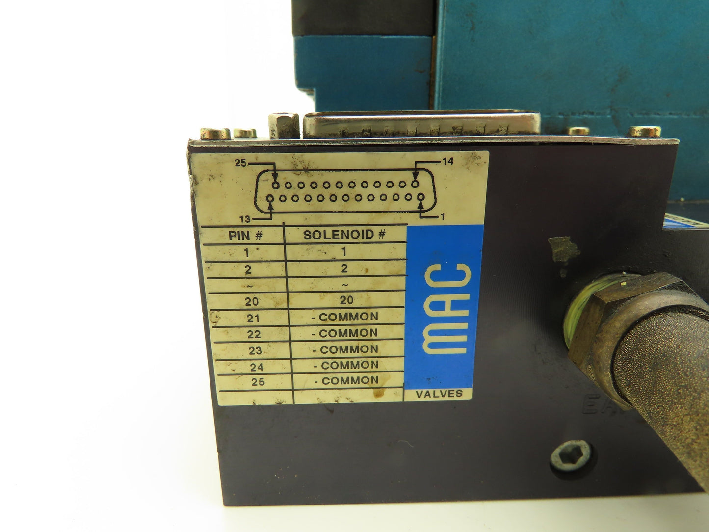 MAC MAConnect 3-Station Solenoid Valve Serial Manifold DeviceNet 24VDC 92 Series