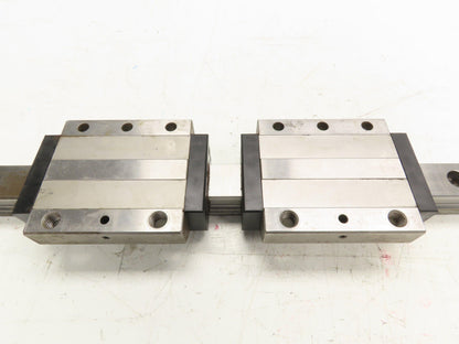 Star 35 Linear Bearing 2-Block LM Guide Rail 34mm x 670mm 26.6"L