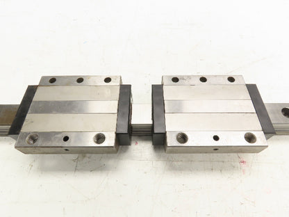 Star 35 Linear Bearing 2-Block LM Guide Rail 34mm x 670mm 26.6"L