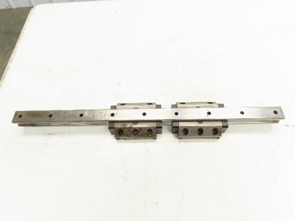 Star 35 Linear Bearing 2-Block LM Guide Rail 34mm x 670mm 26.6"L