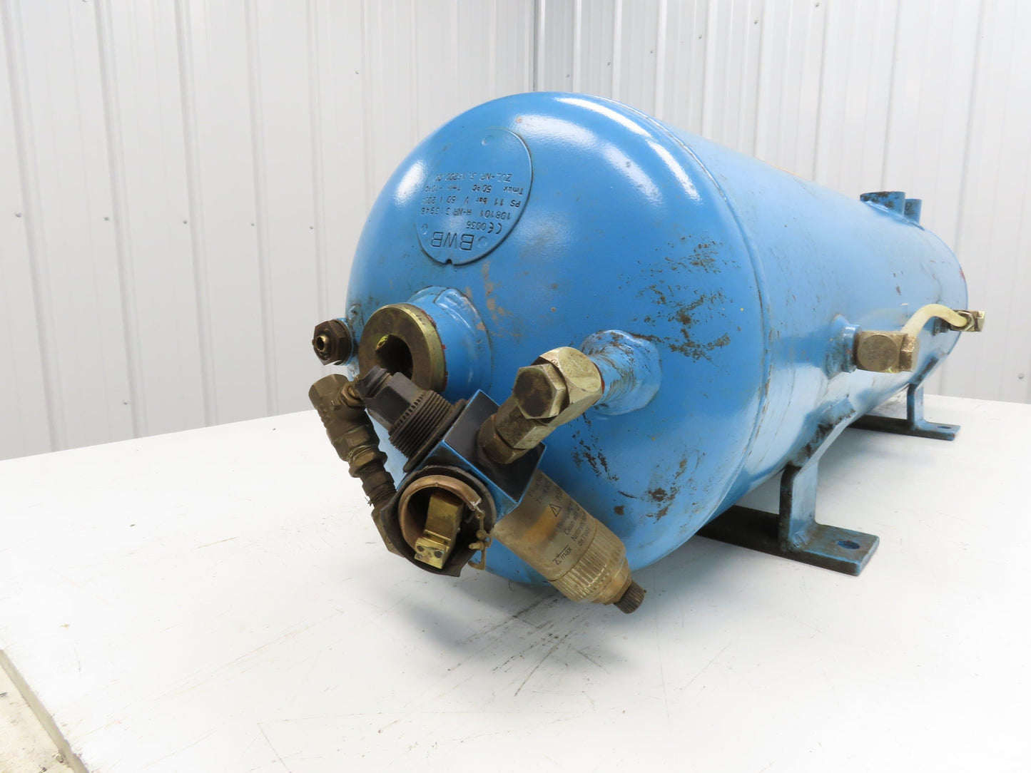 Hylatechnik Portable Hydraulic Oil Tank Vessel 12 Gal Steel Reservoir