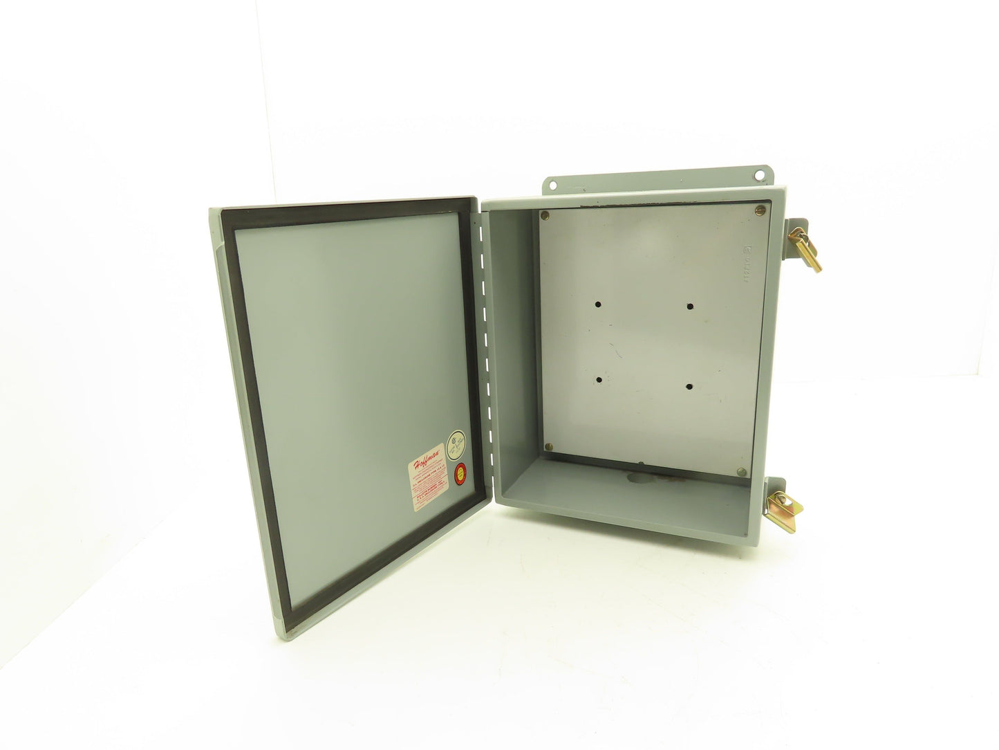 Hoffman 1210 Electrical Enclosure Control Panel with Backplate 12x10x4"