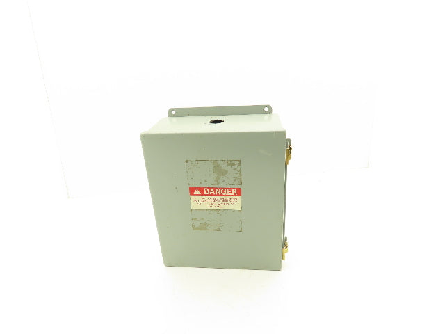 Hoffman 1210 Electrical Enclosure Control Panel with Backplate 12x10x4"