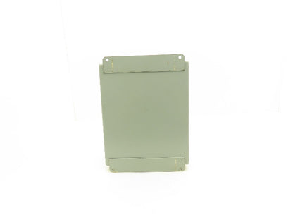 Hoffman 1210 Electrical Enclosure Control Panel with Backplate 12x10x4"