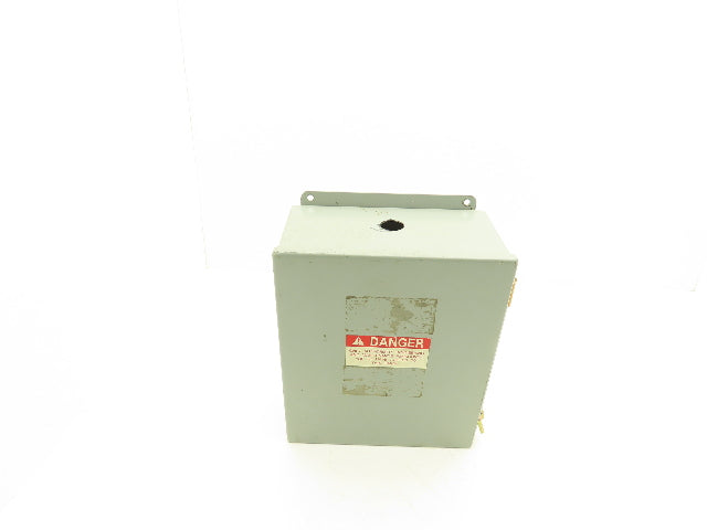 Hoffman 1210 Electrical Enclosure Control Panel with Backplate 12x10x4"