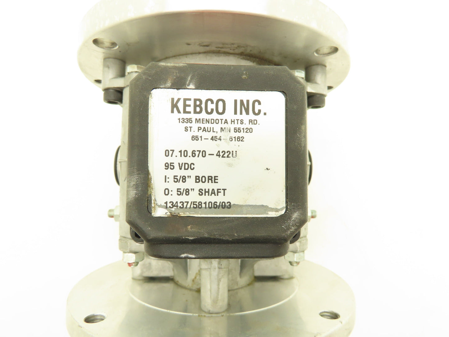 Kebco 07.10.670 95 VDC 56C Clutch Brake Combination 5/8 x 5/8" Shafts