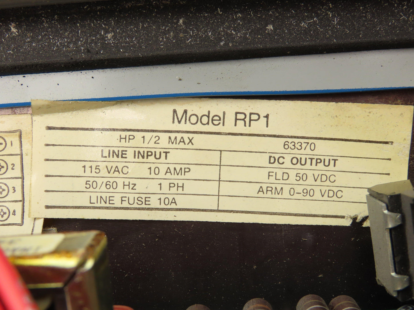 Boston Gear RatioPax RP1 Variable Speed DC Motor Control 115V Input